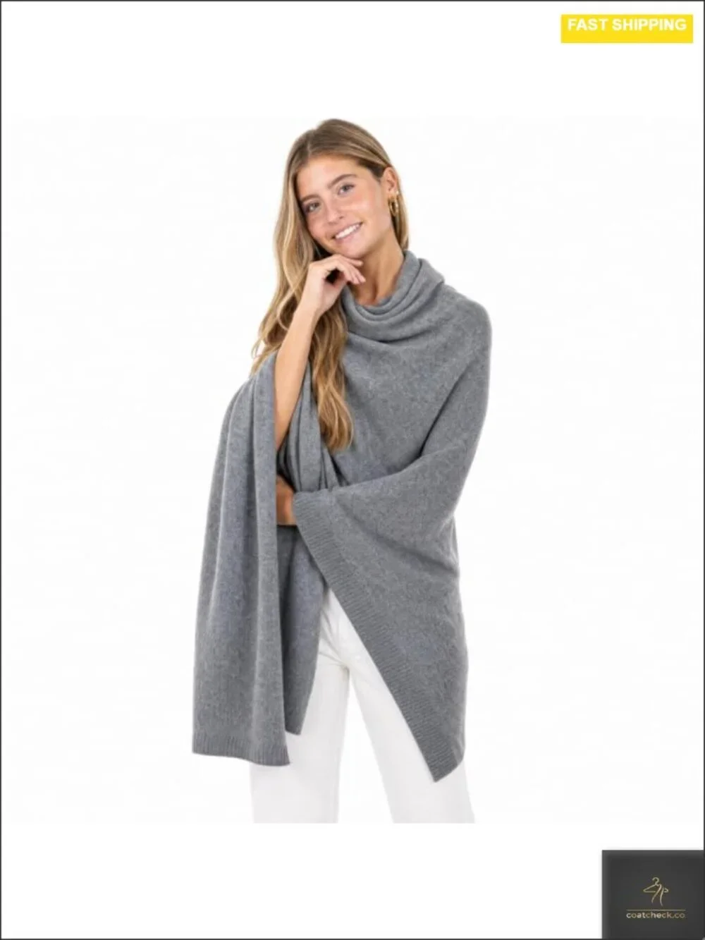 Cashmere Wool Blend Wrap Pashmina Shawl Scarf 78x27 Travel Stole